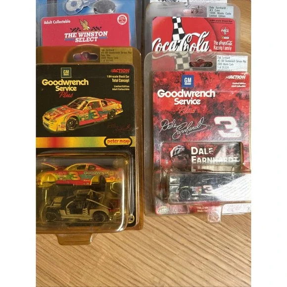 Mixed Lot Of24 1:6 Vintage NASCAR Collectables